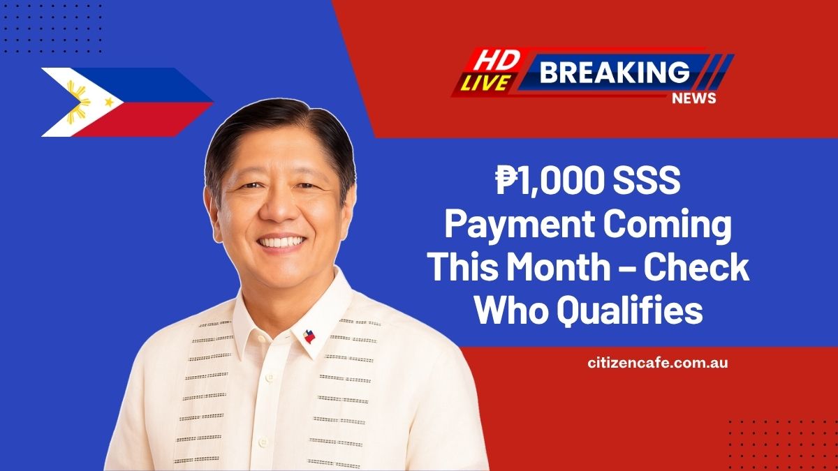 ₱1,000 SSS Payment Coming This Month – Who Qualifies And When To Expect It